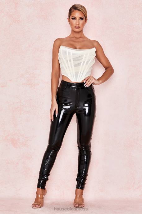 House of CB Melinda Ivory Boned Corset Clothing 4H6N108