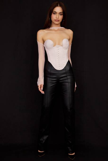 House of CB Mina Crystal Structured Corset Clothing 4H6N66