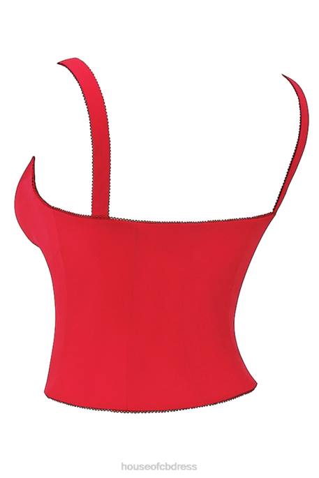 House of CB Pia Cherry Corset Clothing 4H6N23