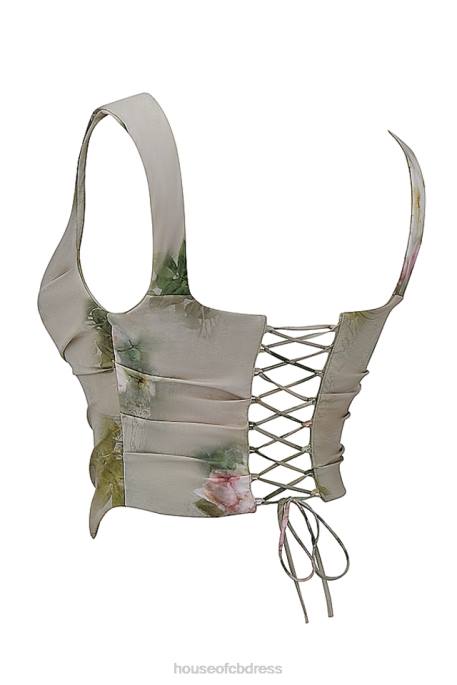 House of CB Una Vintage Floral Corset Clothing 4H6N28
