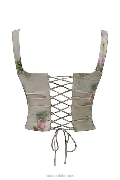 House of CB Una Vintage Floral Corset Clothing 4H6N28