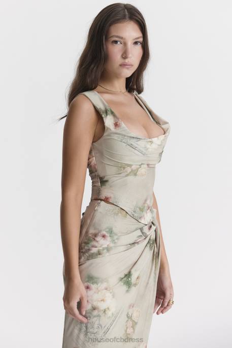 House of CB Una Vintage Floral Corset Clothing 4H6N28