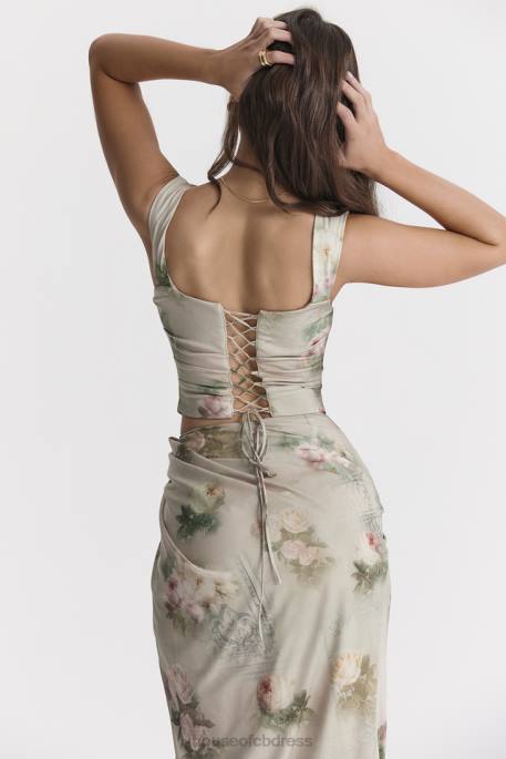 House of CB Una Vintage Floral Corset Clothing 4H6N28