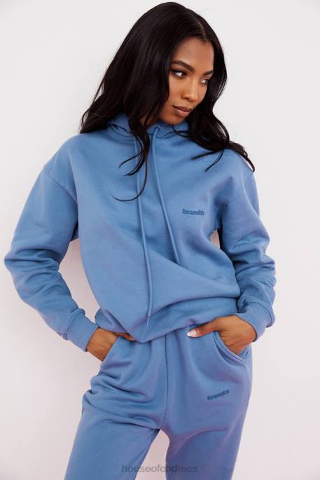 House of CB Halo Azure Oversized Hoodie Clothing 4H6N764