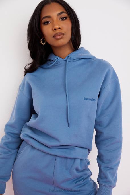 House of CB Halo Azure Oversized Hoodie Clothing 4H6N764