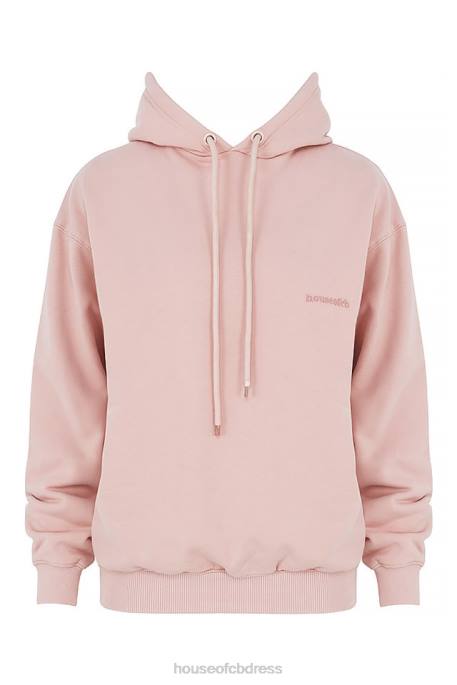 House of CB Halo Blush Oversized Hoodie Clothing 4H6N763