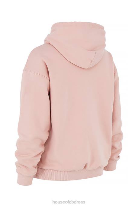 House of CB Halo Blush Oversized Hoodie Clothing 4H6N763