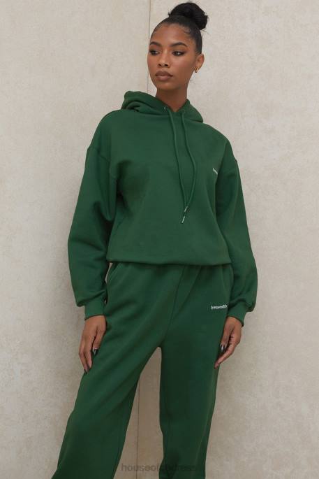 House of CB Halo Green Oversized Hoodie Clothing 4H6N794