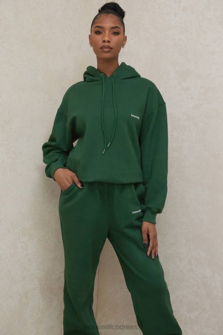 House of CB Halo Green Oversized Hoodie Clothing 4H6N794