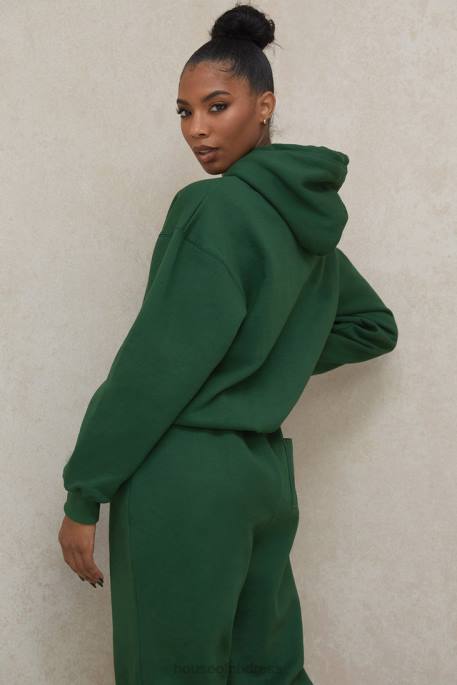 House of CB Halo Green Oversized Hoodie Clothing 4H6N794