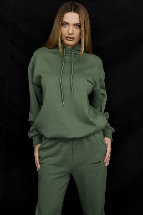House of CB Halo Moss Oversized Hoodie Clothing 4H6N728