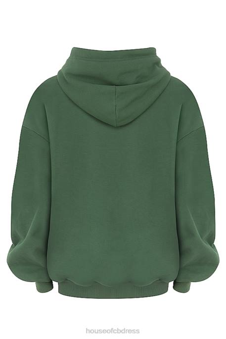 House of CB Halo Moss Oversized Hoodie Clothing 4H6N728