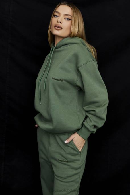 House of CB Halo Moss Oversized Hoodie Clothing 4H6N728