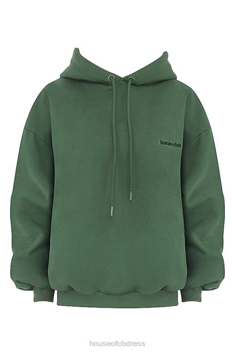 House of CB Halo Moss Oversized Hoodie Clothing 4H6N728
