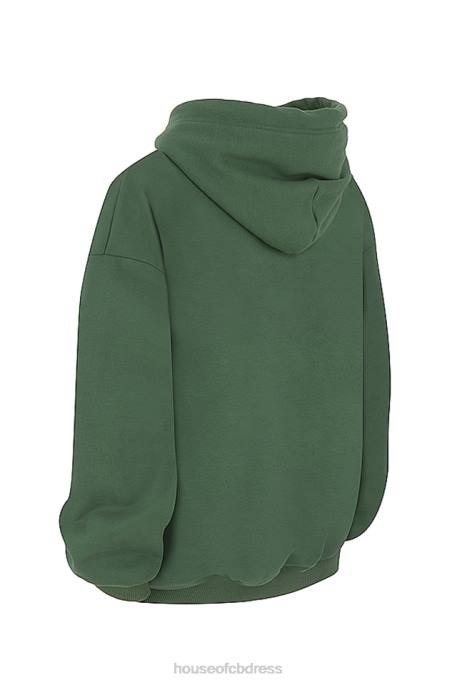 House of CB Halo Moss Oversized Hoodie Clothing 4H6N728