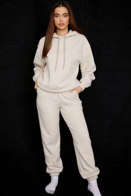 House of CB Halo Oatmeal Oversized Hoodie Clothing 4H6N735
