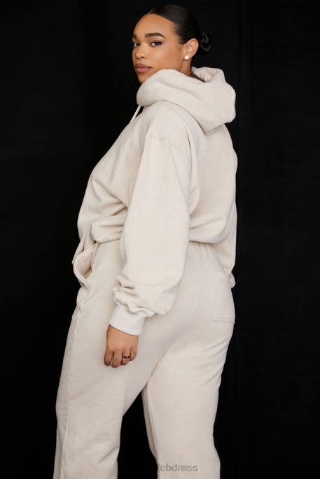 House of CB Halo Oatmeal Oversized Hoodie Clothing 4H6N735