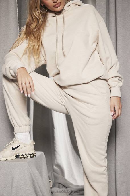 House of CB Halo Oatmeal Oversized Hoodie Clothing 4H6N735