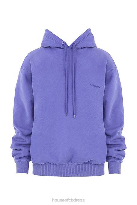 House of CB Halo Purple Oversized Hoodie Clothing 4H6N727