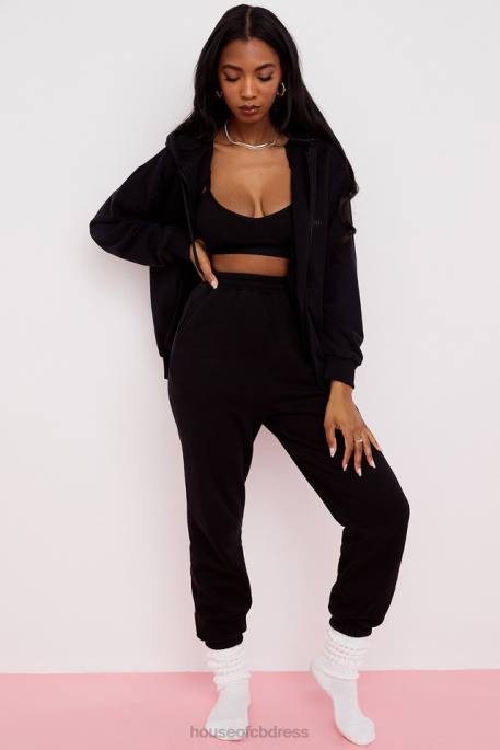 House of CB Storm Ink Zip Through Hoodie Clothing 4H6N768