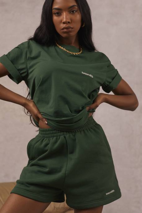 House of CB Quinn Green Oversized Cotton Jersey T Shirt Clothing 4H6N789
