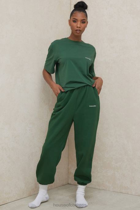 House of CB Quinn Green Oversized Cotton Jersey T Shirt Clothing 4H6N789
