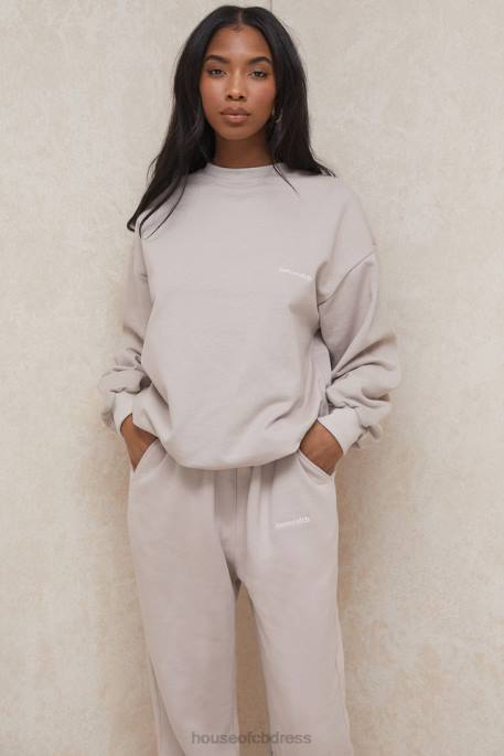 House of CB Tommy Stone Oversized Crewneck Sweatshirt Clothing 4H6N802