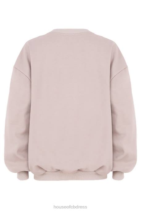 House of CB Tommy Stone Oversized Crewneck Sweatshirt Clothing 4H6N802