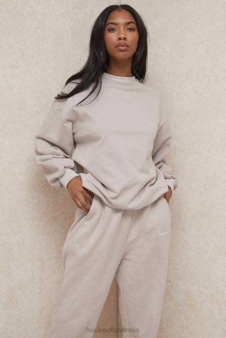 House of CB Tommy Stone Oversized Crewneck Sweatshirt Clothing 4H6N802