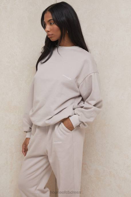 House of CB Tommy Stone Oversized Crewneck Sweatshirt Clothing 4H6N802