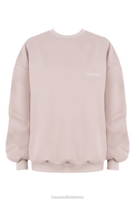 House of CB Tommy Stone Oversized Crewneck Sweatshirt Clothing 4H6N802