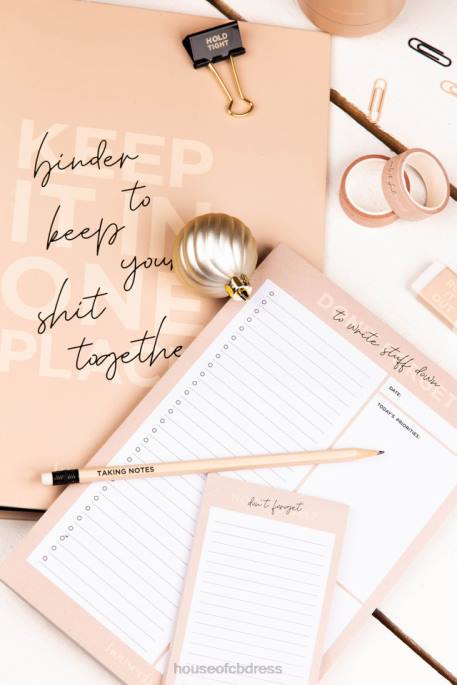 House of CB To do List Planner Sheets Gifts 4H6N1327