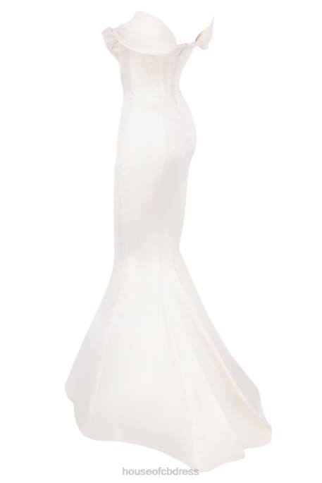 House of CB Antoinette Ivory Corset Off Shoulder Bridal Gown - Limited Edition Weddings 4H6N1157