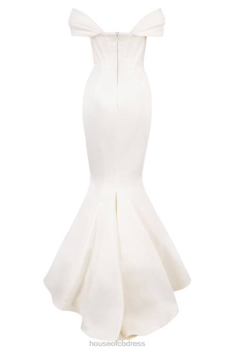 House of CB Antoinette Ivory Corset Off Shoulder Bridal Gown - Limited Edition Weddings 4H6N1157
