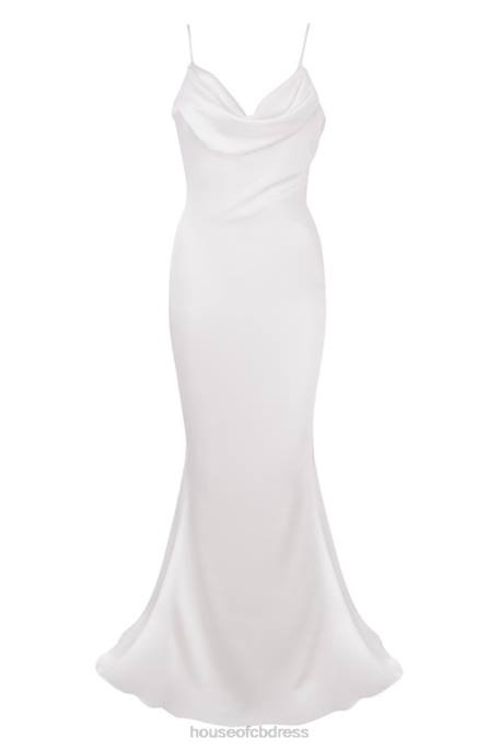 House of CB Aurelie Ivory Draped Back Bridal Gown - Limited Edition Weddings 4H6N1158