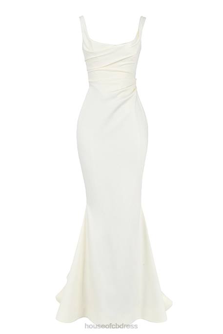 House of CB Emilie Off White Satin Mermaid Bridal Gown Weddings 4H6N1141