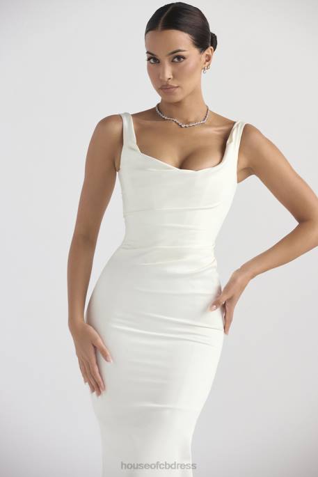 House of CB Emilie Off White Satin Mermaid Bridal Gown Weddings 4H6N1141