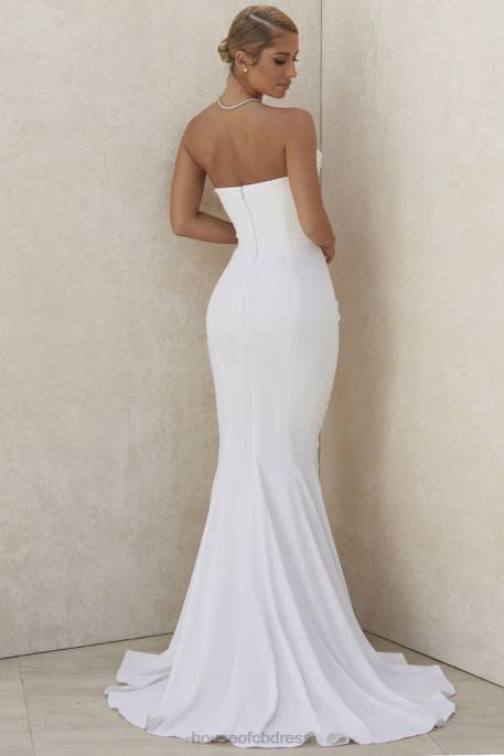 House of CB Esmee Ivory Draped Strapless Bridal Gown - Limited Edition Weddings 4H6N1155