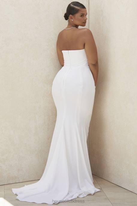 House of CB Esmee Ivory Draped Strapless Bridal Gown - Limited Edition Weddings 4H6N1155