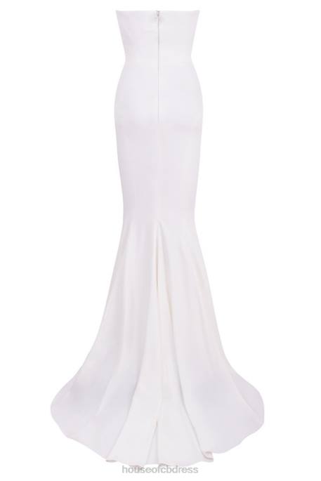 House of CB Esmee Ivory Draped Strapless Bridal Gown - Limited Edition Weddings 4H6N1155