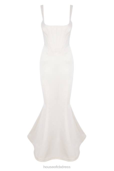 House of CB Estelle Ivory Satin Mermaid Bridal Gown - Limited Edition Weddings 4H6N1159