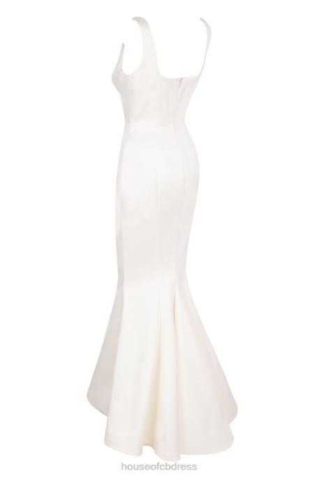 House of CB Estelle Ivory Satin Mermaid Bridal Gown - Limited Edition Weddings 4H6N1159
