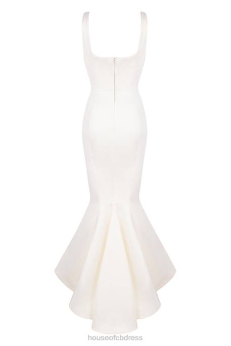 House of CB Estelle Ivory Satin Mermaid Bridal Gown - Limited Edition Weddings 4H6N1159