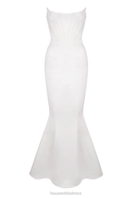 House of CB Ines Ivory Strapless Corset Bridal Gown - Limited Edition Weddings 4H6N1156