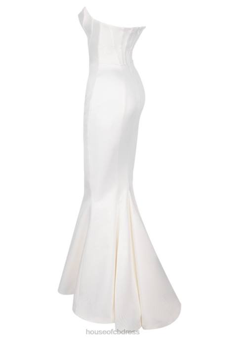 House of CB Ines Ivory Strapless Corset Bridal Gown - Limited Edition Weddings 4H6N1156