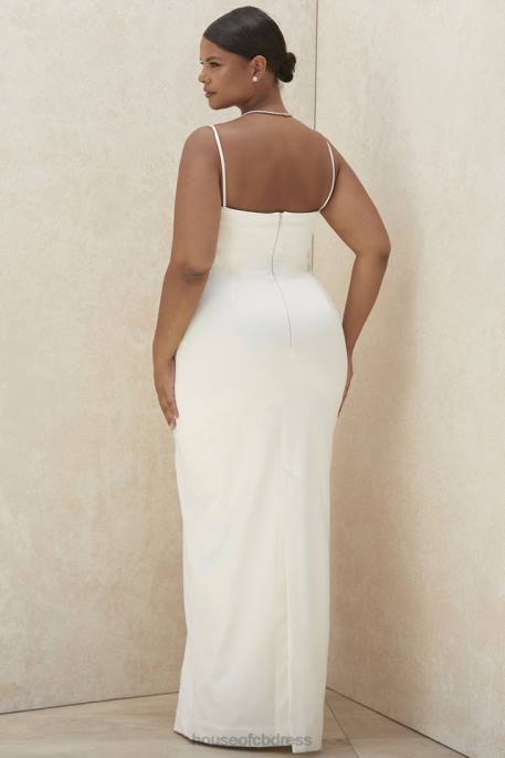 House of CB Margaux Ivory Draped Bridal Gown - Limited Edition Weddings 4H6N1160