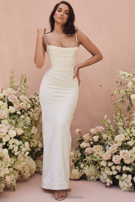 House of CB Margaux Ivory Draped Bridal Gown - Limited Edition Weddings 4H6N1160