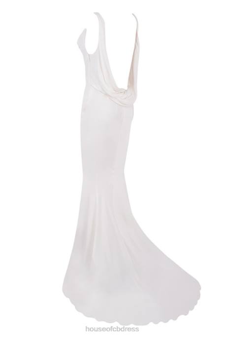 House of CB Odette Ivory Draped Back Bridal Gown - Limited Edition Weddings 4H6N1162