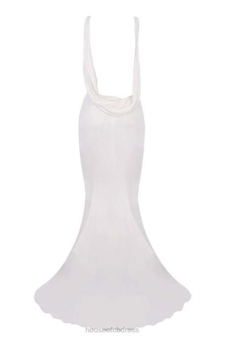 House of CB Odette Ivory Draped Back Bridal Gown - Limited Edition Weddings 4H6N1162