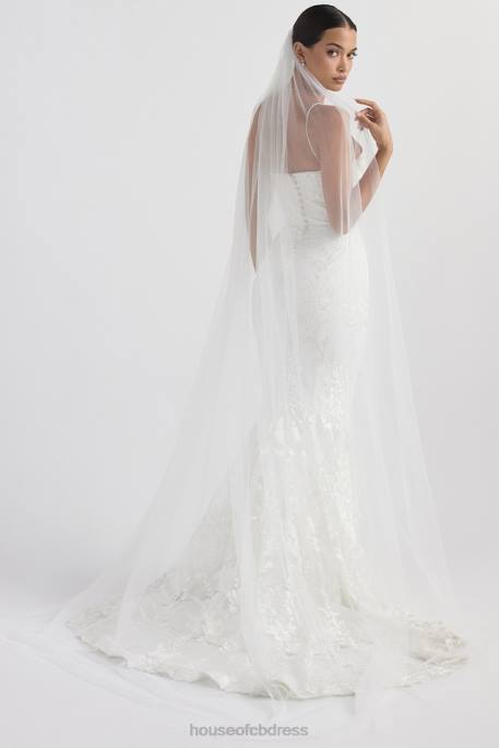 House of CB Leone White Ultra Long Soft Tulle Veil Weddings 4H6N1145